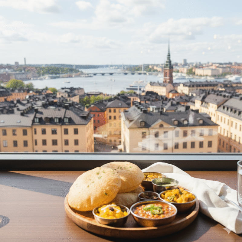 Autentisk desi-frukost