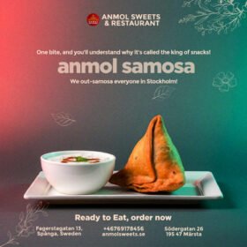 Anmol Sweets & Restaurant 14 Samosa No 1 Seller in Stockholm