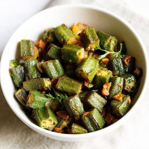 Bhindi Masala dish