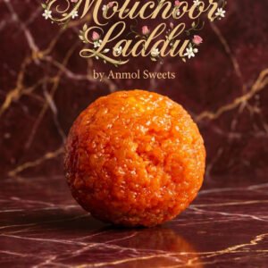 Experience our famous Motichoor Laddu! Tiny, sweet pearls of gram flour fried in ghee & soaked in saffron syrup, creating a melt-in-your-mouth Indian classic. Order fresh in Stockholm.