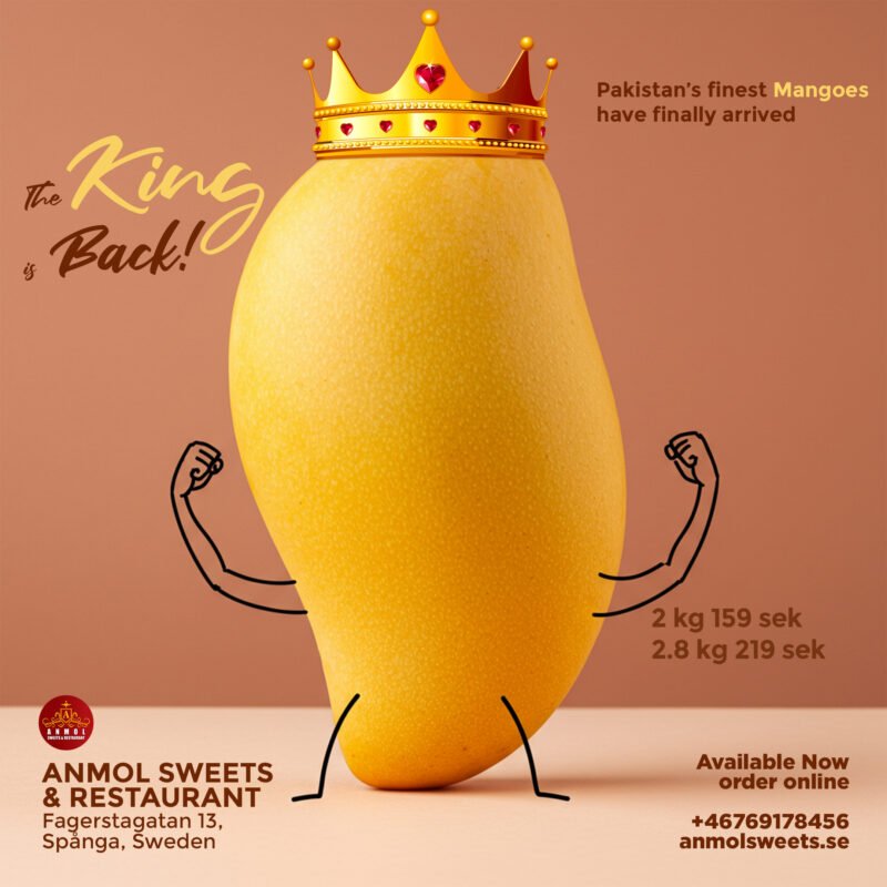 Pakistani Mango Premium Quality in Stockholm, Sweden. 5 Pakistani Mango: The King of Fruits in Stockholm