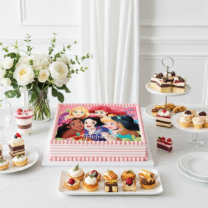 Disney Princess Birthday Cake (Prinsesstårta med Disney-tema)