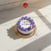 purple butterfly cake