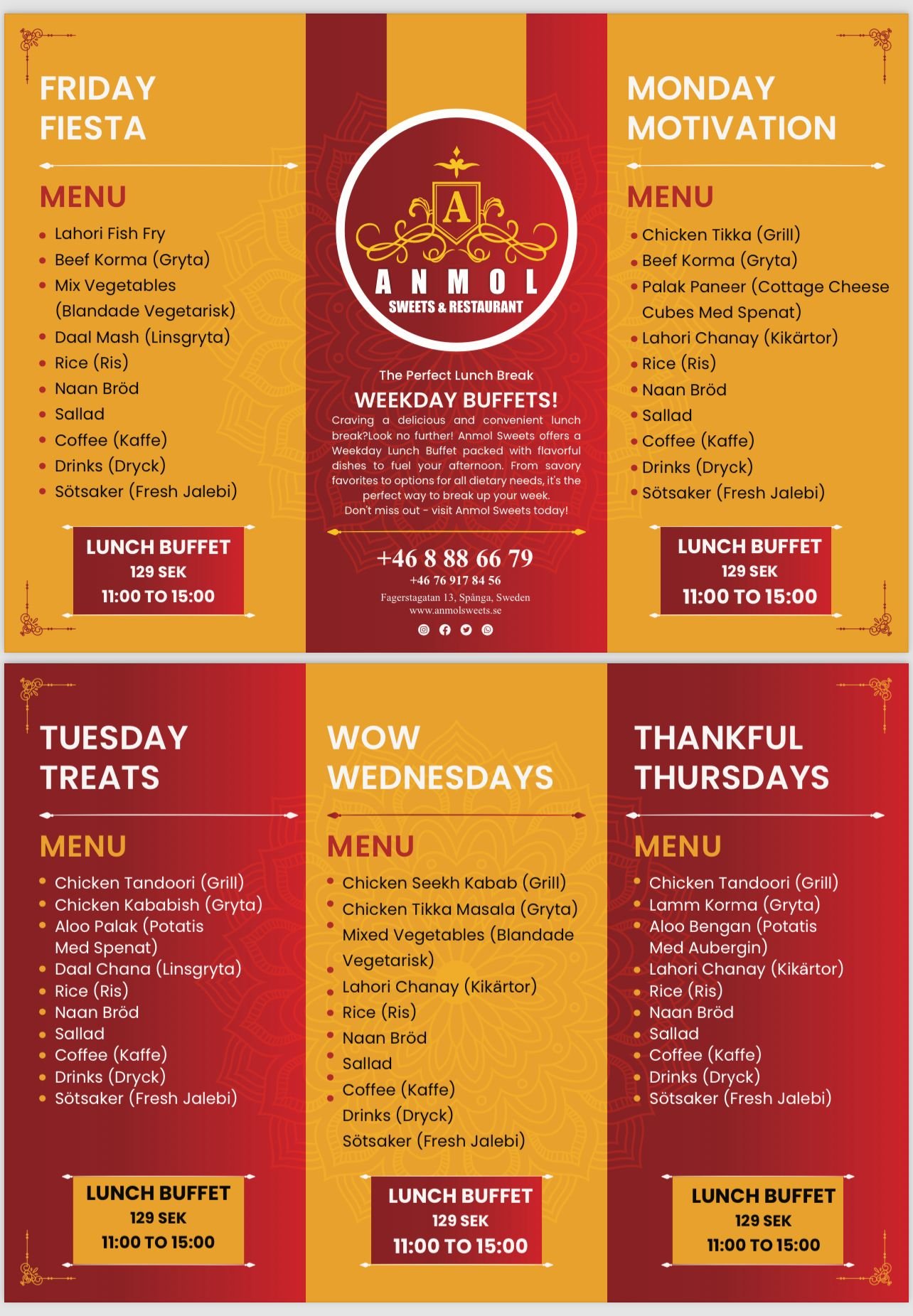 Power Up Your Lunch Break: Daily Lunch Buffet In Spånga