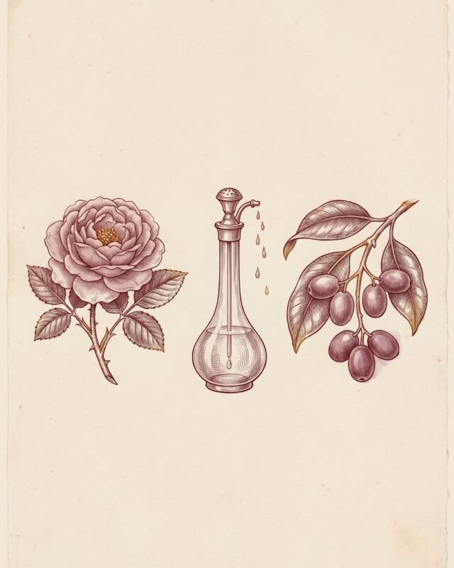 Engraved rose, rosewater flask and jamun fruit: the meaning of the name gulab jamun