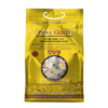 Golden shiny pack of pure gold extra long 1121 Basmati rice in 5kg packing.